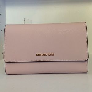 Michael Kors Saffiano 3-in-1 Crossbody Bag *Powder Blush*